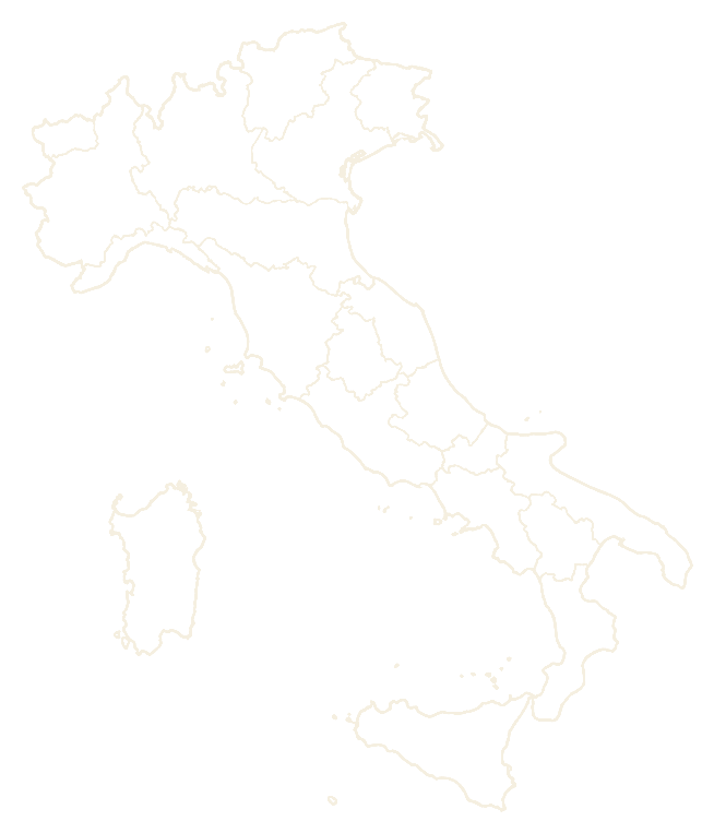 Mappa d'Italia con i centri di prevenzione